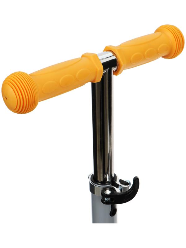 Самокат GRAFFITI, колеса световые PU 120/70 мм, ABEC 7, цвет оранжевый