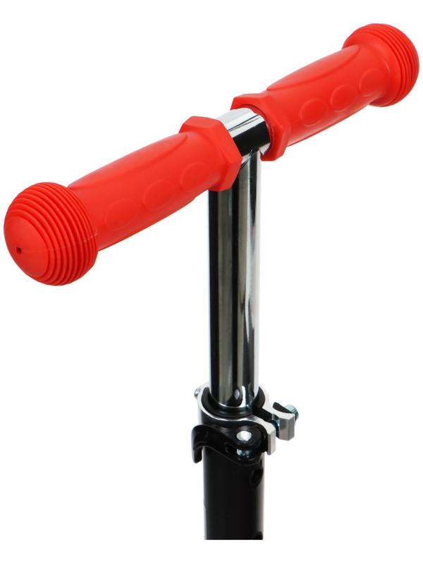 Самокат складной GRAFFITI, колеса световые PU 120/70 мм, ABEC 7, цвет красный