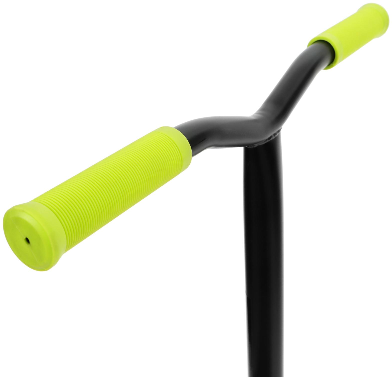 Самокат трюковый GRAFFITI Turn 23, колеса PU 100 мм, пластик диск, 85А, резьб. компрессия