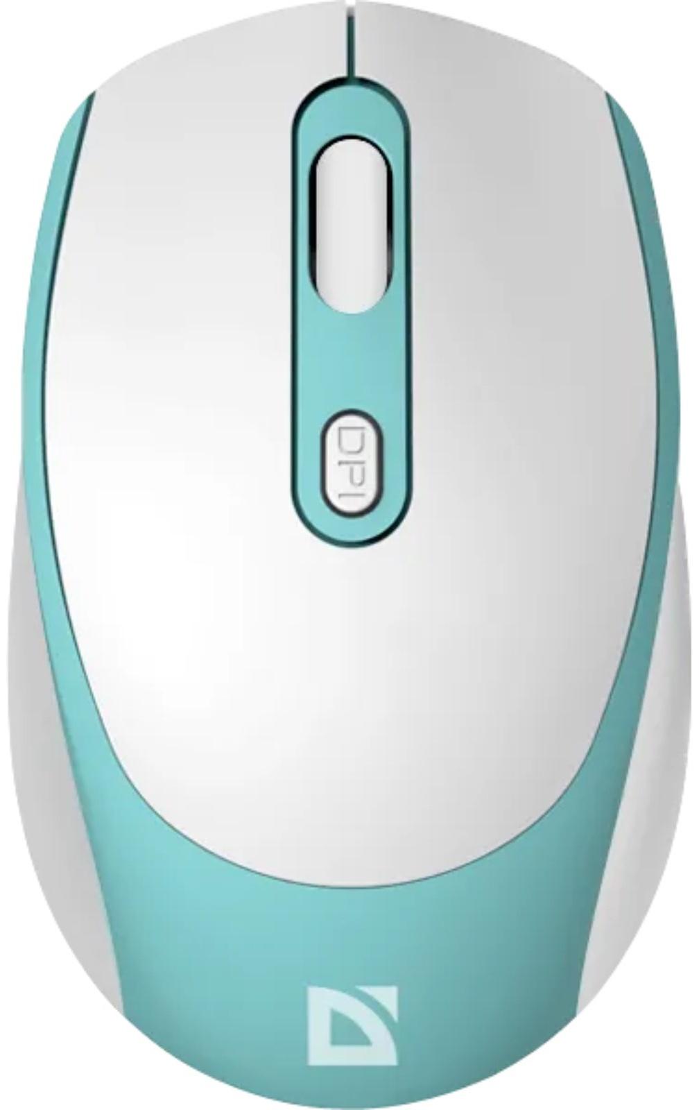 Комплект клавиатура и мышь Defender Auckland C-987,беспроводной,мембран,1600 dpi,USB,белый