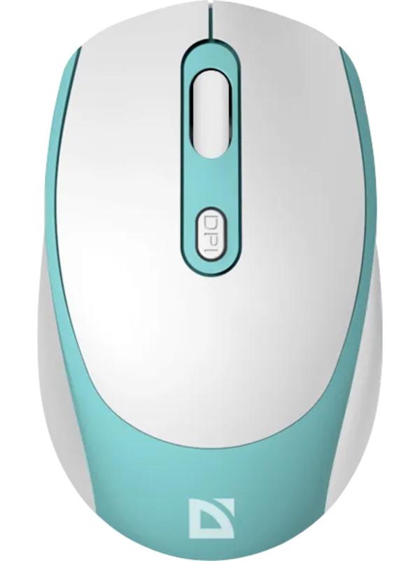 Комплект клавиатура и мышь Defender Auckland C-987,беспроводной,мембран,1600 dpi,USB,белый