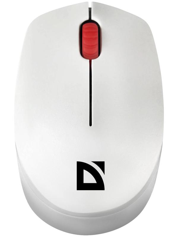Комплект клавиатура и мышь Defender Milan C-992,беспроводной,мембран,1000 dpi,USB,белый