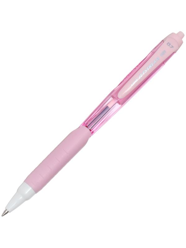 Набор ручек шариковых автоматических UNI Jetstream SX-101-07FL, 0.7 мм, стержень синий, розовый корпус, 3 штуки