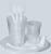 Набор одноразовой посуды на 3 персоны,стакан 200 мл,стопка 100 мл,тарелка d=165,вилка,салфет 1046952