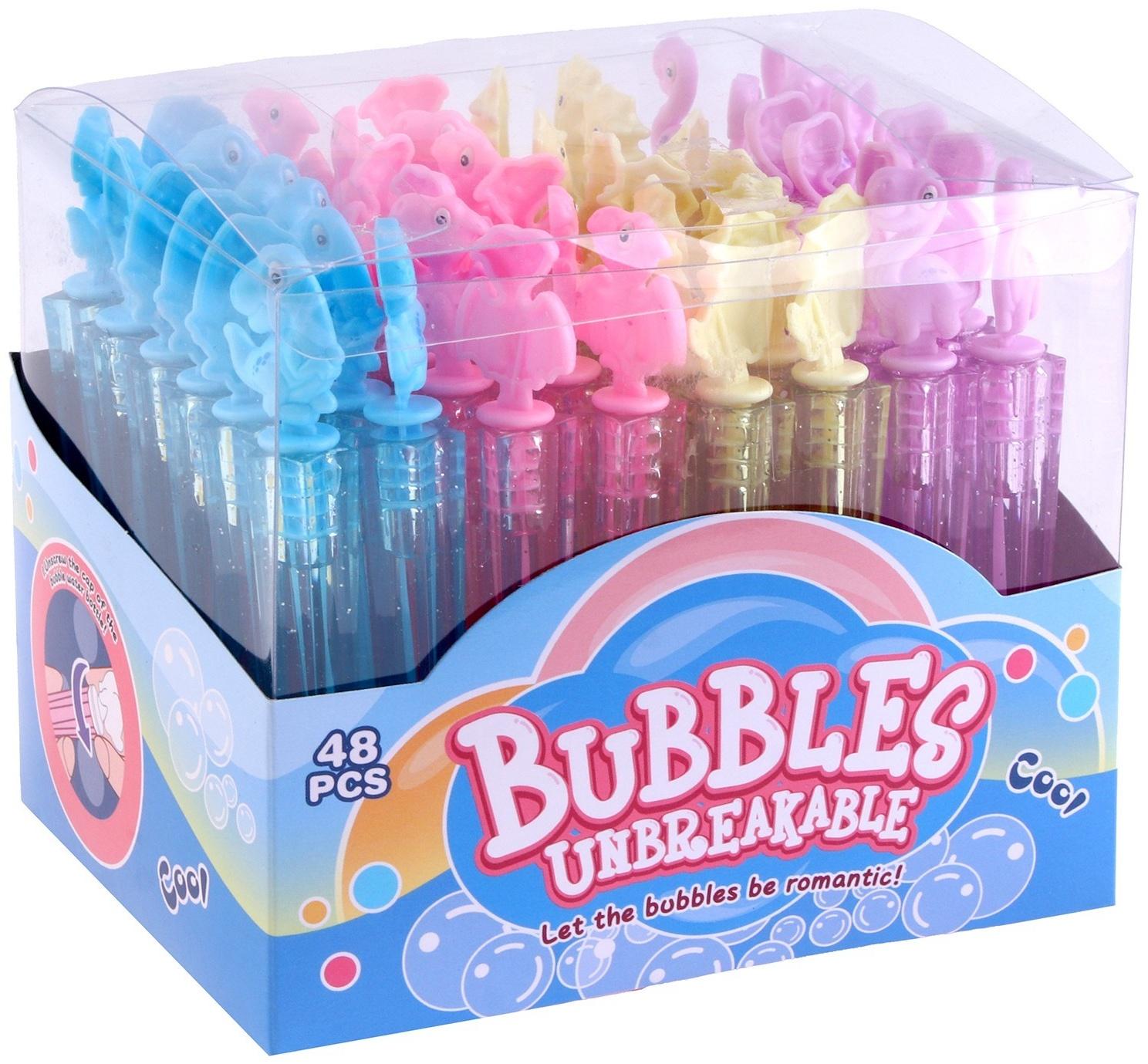 Мыльные пузыри «Динозавры» 5 мл, набор 48шт