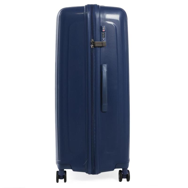 Чемодан 4-х колесный 100% полипропилен FABRETTI, синий, EN3520-28-8