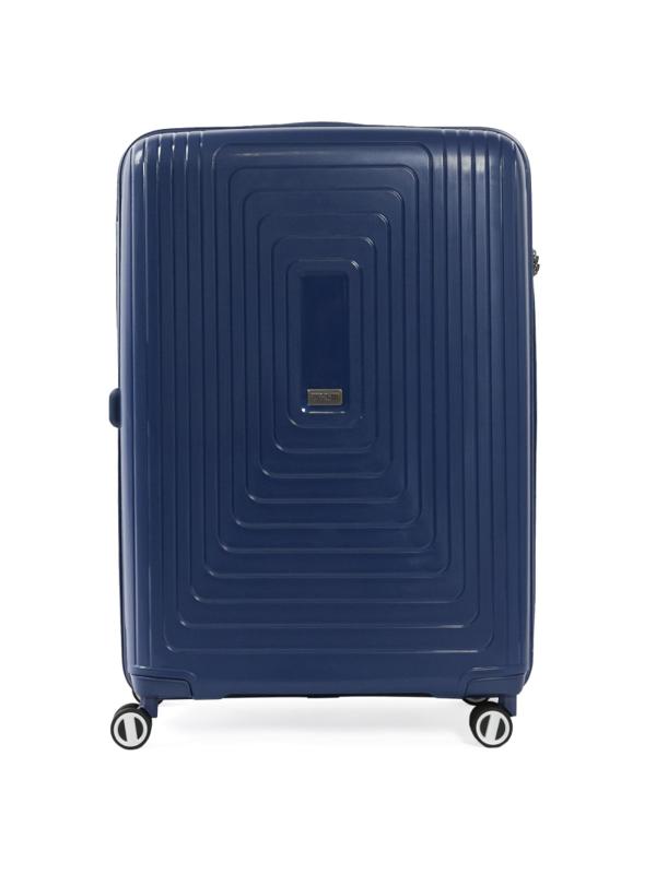 Чемодан 4-х колесный 100% полипропилен FABRETTI, синий, EN3520-28-8