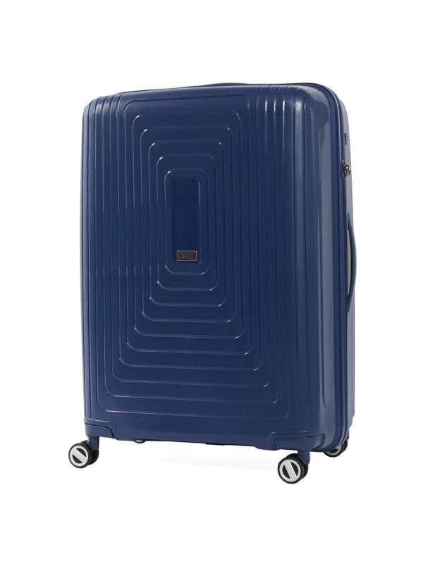 Чемодан 4-х колесный 100% полипропилен FABRETTI, синий, EN3520-28-8