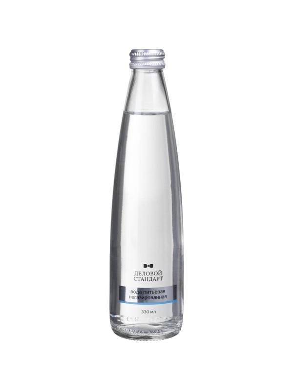 Вода питьевая Деловой Стандарт негазированная стекло  0,33л