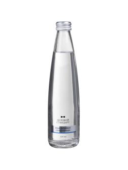 Вода питьевая Деловой Стандарт газированная стекло 0,33л