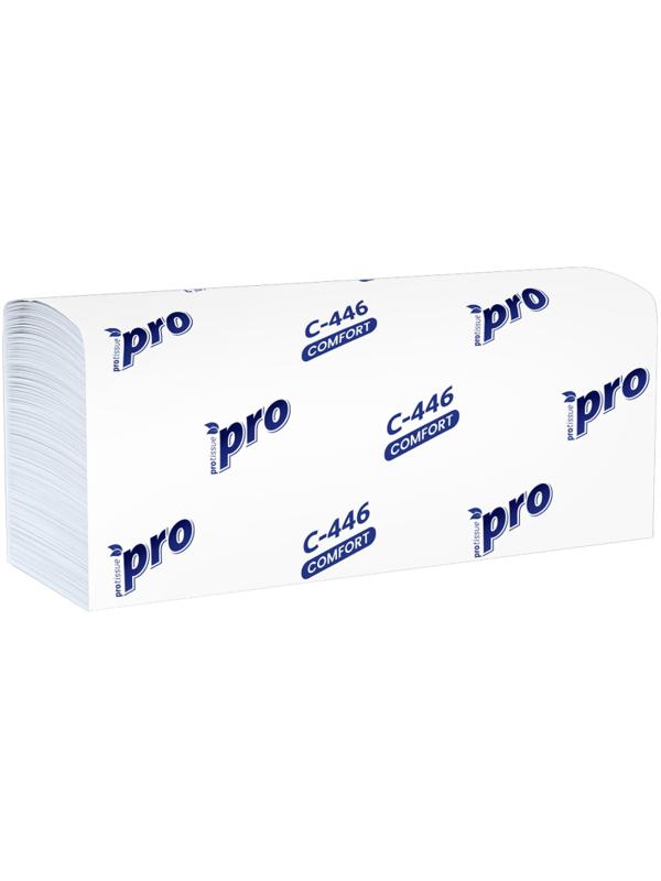 Полотенца бумажные Z слож PROtissue 1сл 200л 28пач/уп С446