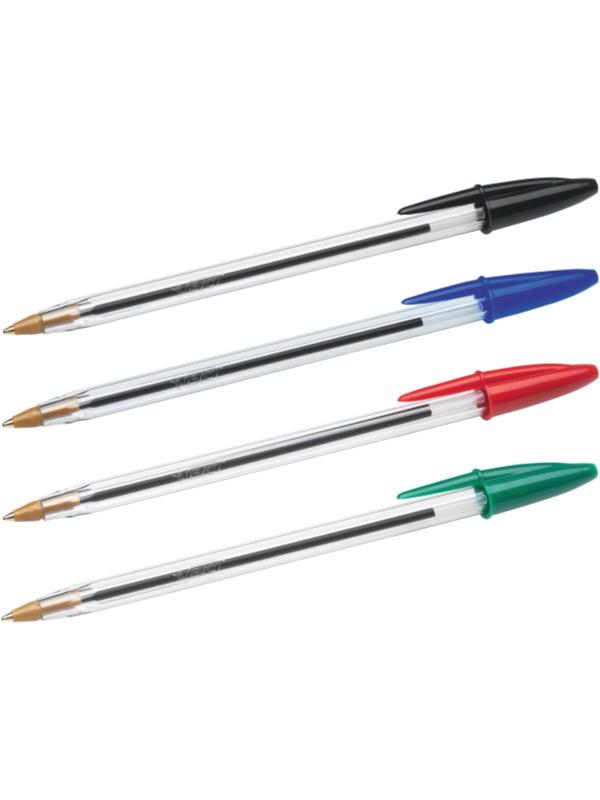 Набор ручек шариковых 10 шт., BIC Cristal Original, 1.0 мм, синие чернила