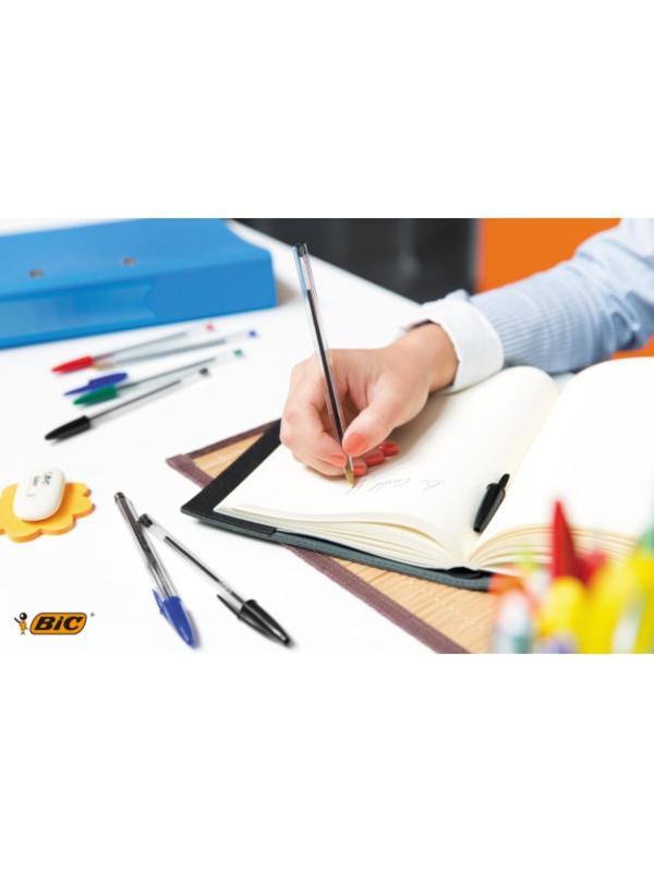 Набор ручек шариковых 10 шт., BIC Cristal Original, 1.0 мм, синие чернила