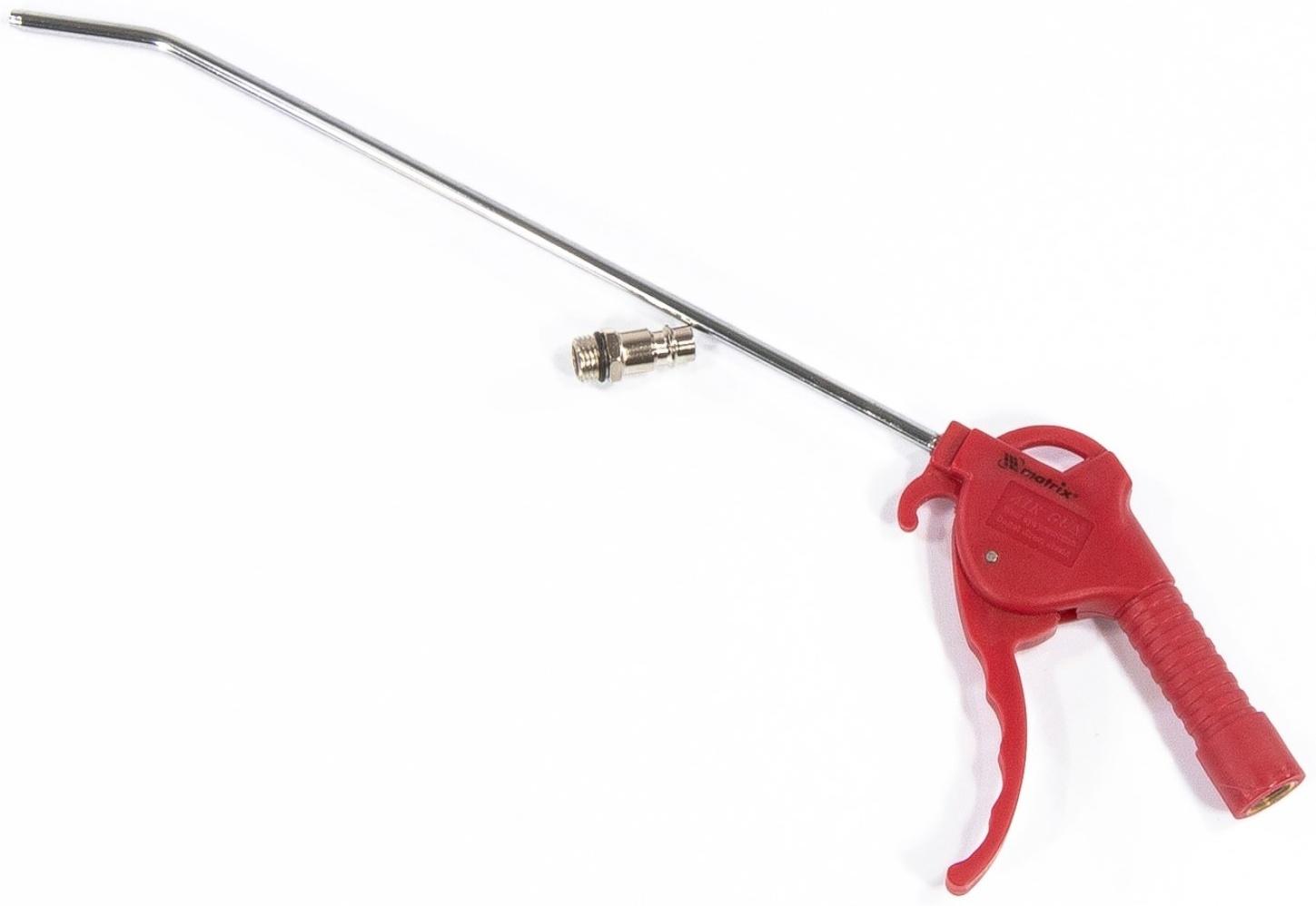 Пистолет MATRIX, продувочный, с удлинённым изогнутым соплом, пневматический, 270 мм