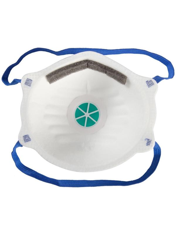 Полумаска фильтрующая, респиратор DOG 3302-1 FFP2 NR с клапаном