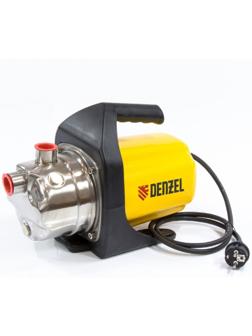 Садовый поверхностный насос Denzel GP1000Х, 1000Вт, 3500л/ч, подъем 44м, 4,4бар, нержавейка   481424