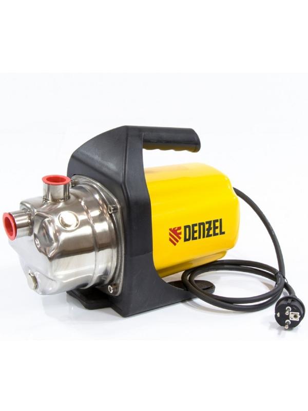 Садовый поверхностный насос Denzel GP1000Х, 1000Вт, 3500л/ч, подъем 44м, 4,4бар, нержавейка   481424