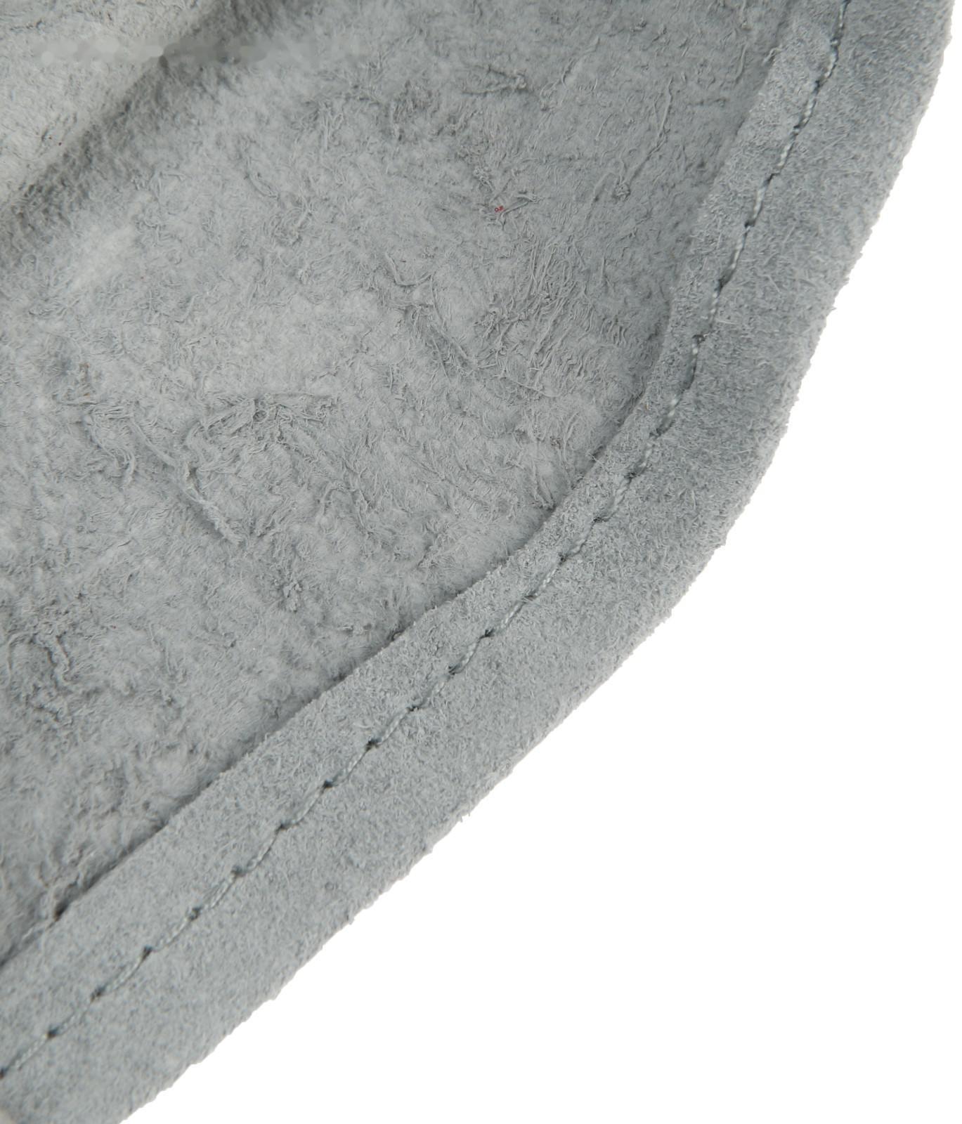 Краги сварщика спилковые, серые, пятипалые, спилок BC 0.8-1 мм