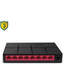Коммутатор Mercusys MS108G, неуправляемый, 8х10/100/1000BASE-T