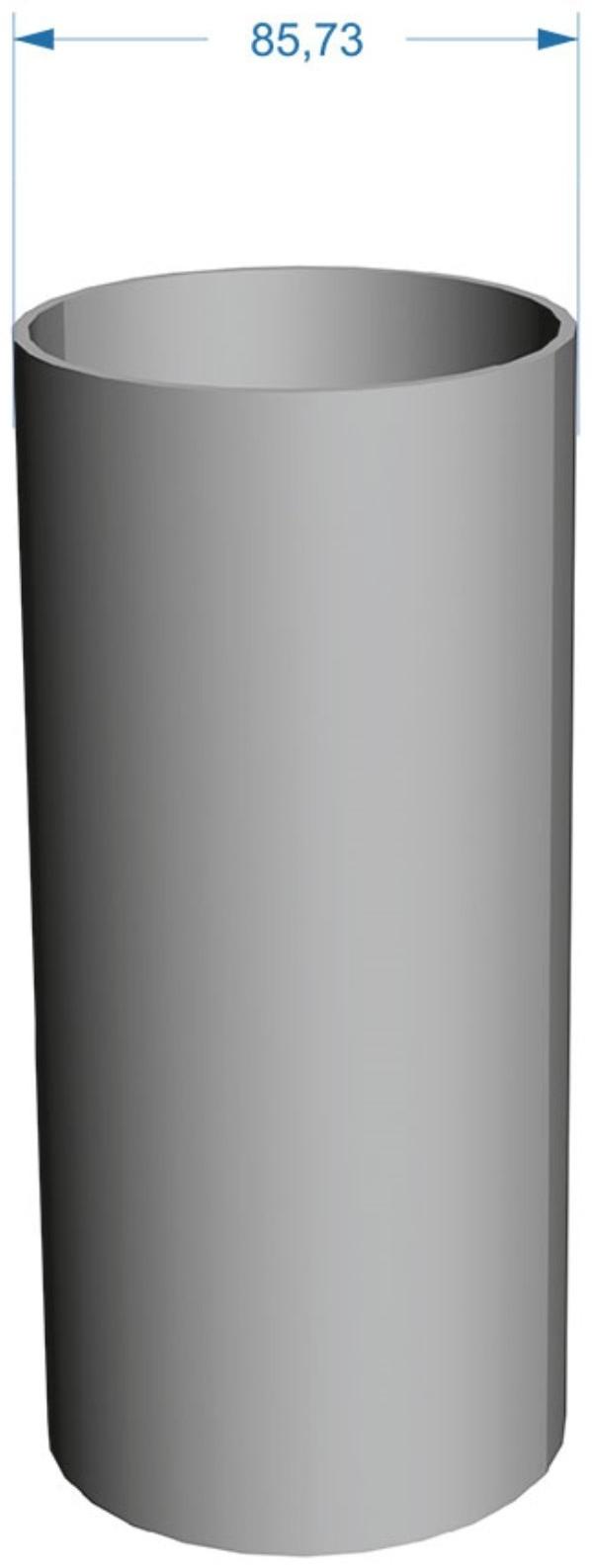 Труба водосточная 1м Döcke PREMIUM Пломбир