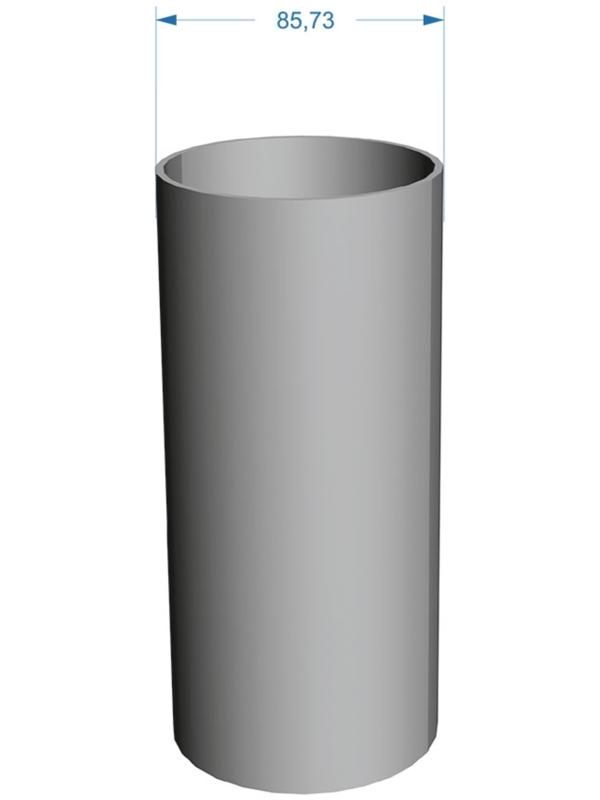 Труба водосточная 1м Döcke PREMIUM Пломбир