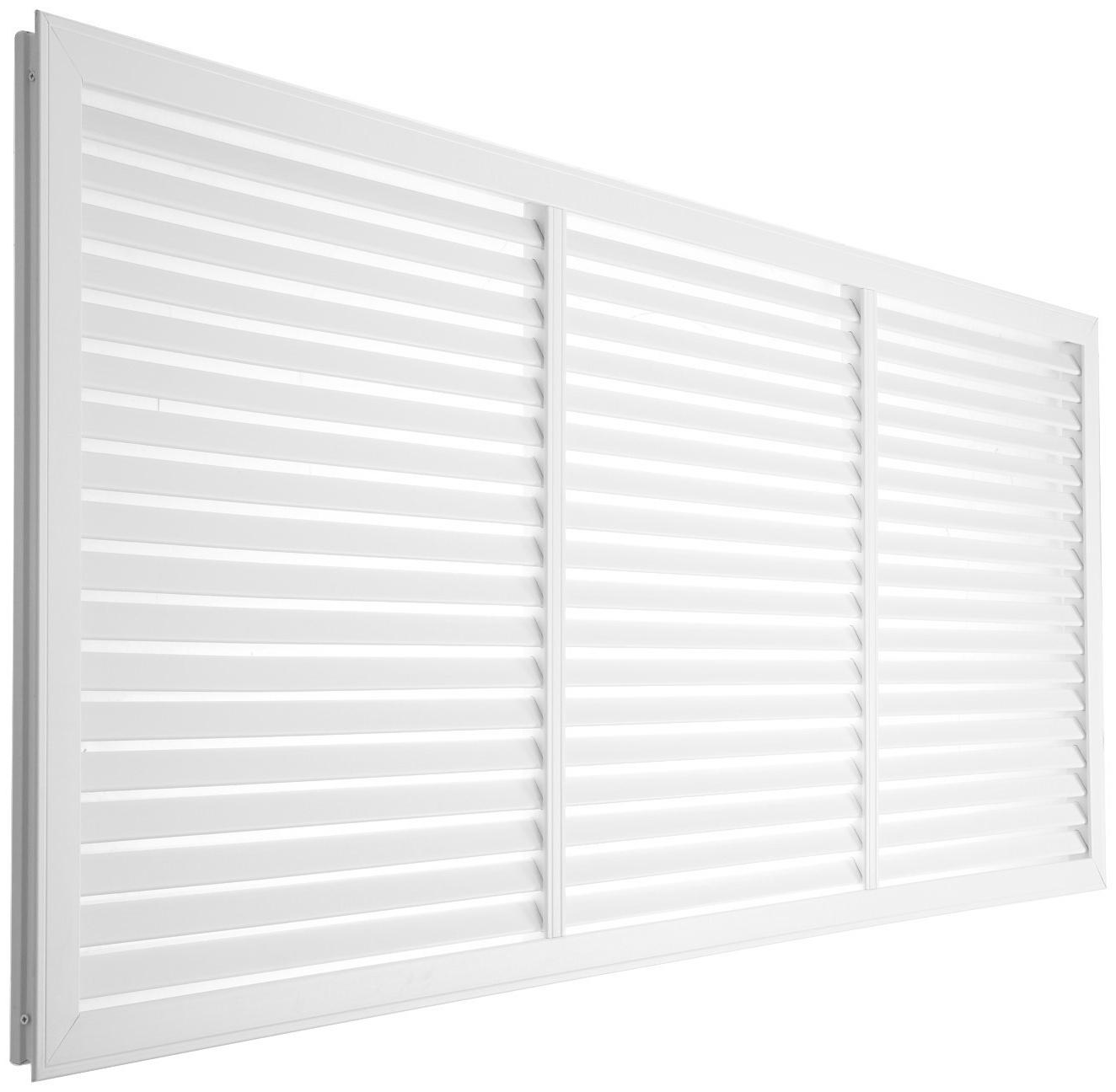 Решетка радиаторная ERA П60150Р, 600 х 1500 мм, ПВХ, белая