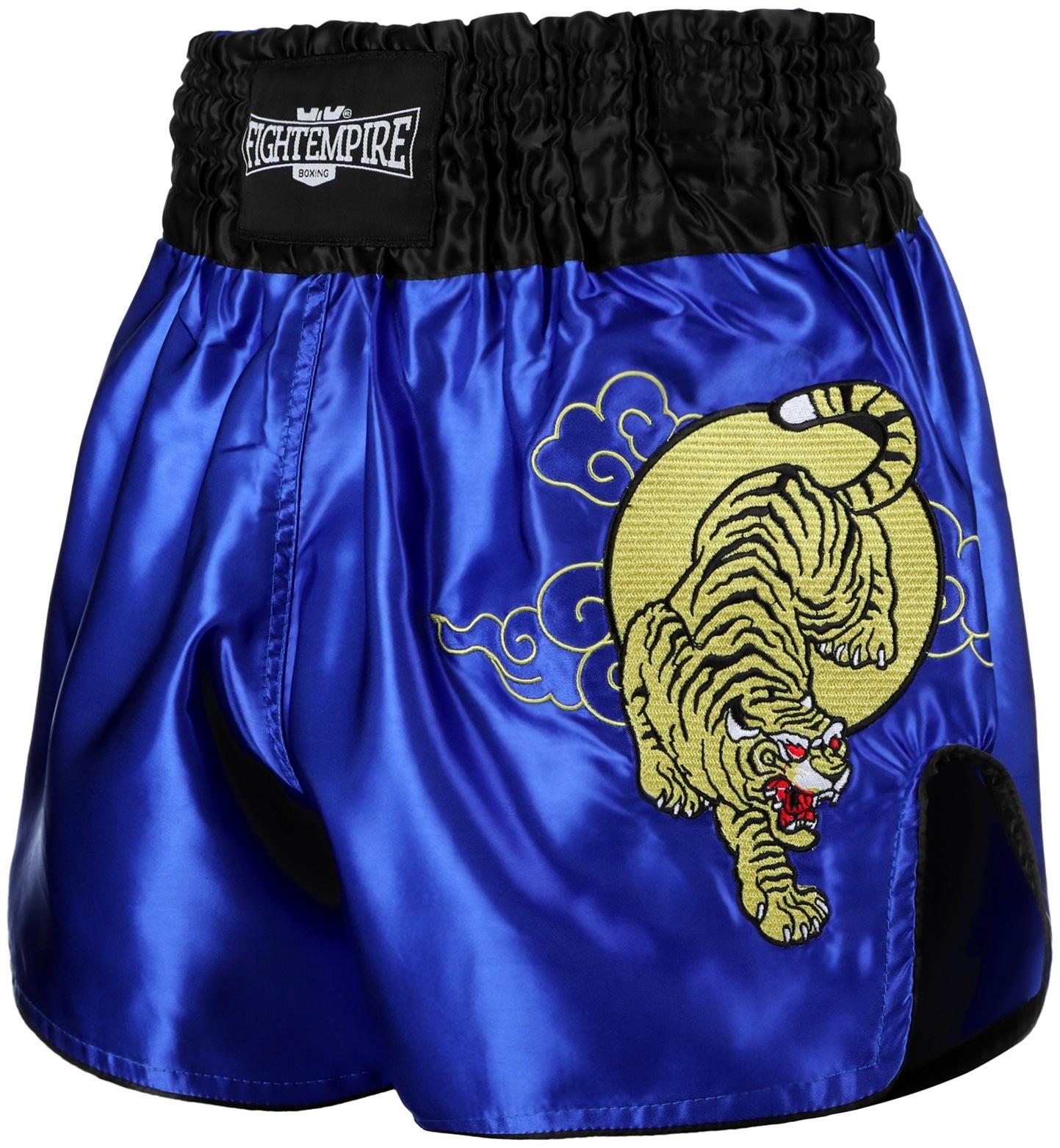 Шорты для тайского бокса FIGHT EMPIRE, р. L, цвет синий