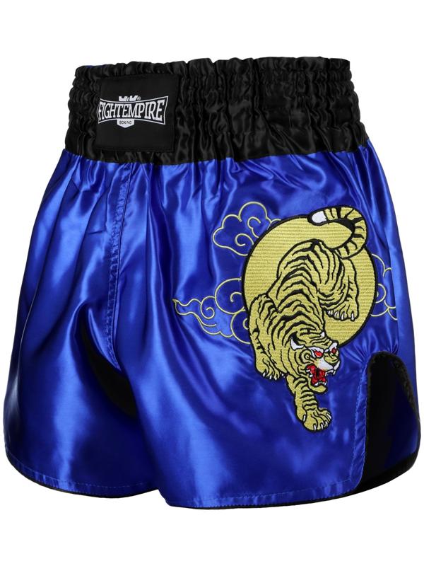 Шорты для тайского бокса FIGHT EMPIRE, р. XL, цвет синий