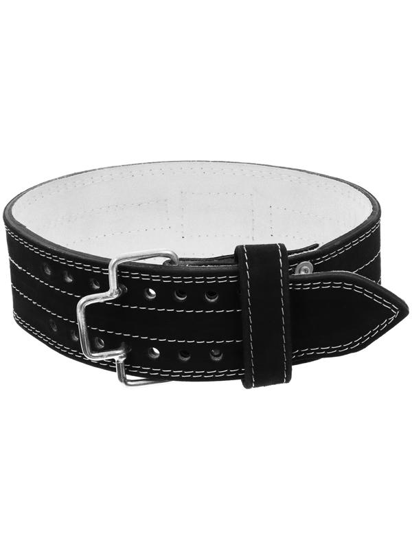 Пояс для пауэрлифтинга с пряжкой ONLYTOP, 2 иглы, р. M, цвет чёрный