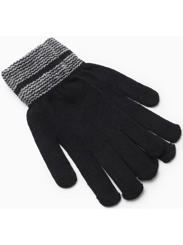 Перчатки мужские утепленные S 126 XL ( black) , цвет черный, р-р 24