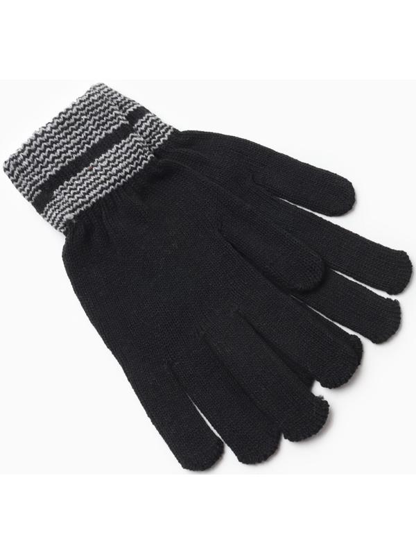 Перчатки мужские утепленные S 126 XL ( black) , цвет черный, р-р 24