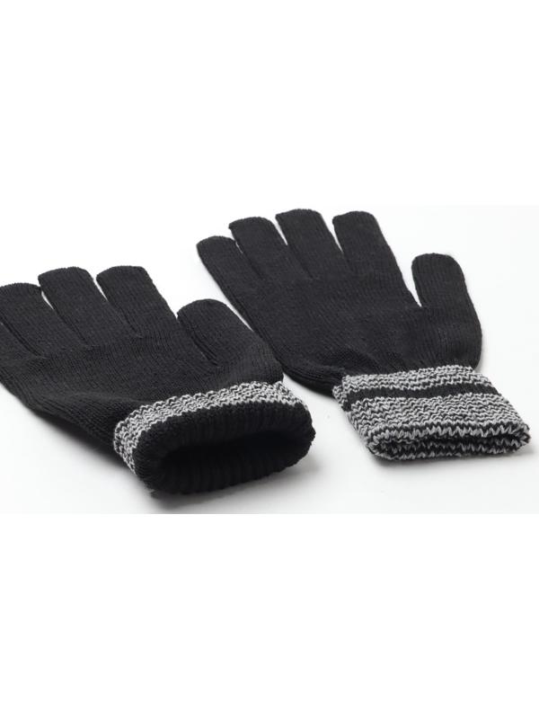 Перчатки мужские утепленные S 126 XL ( black) , цвет черный, р-р 24