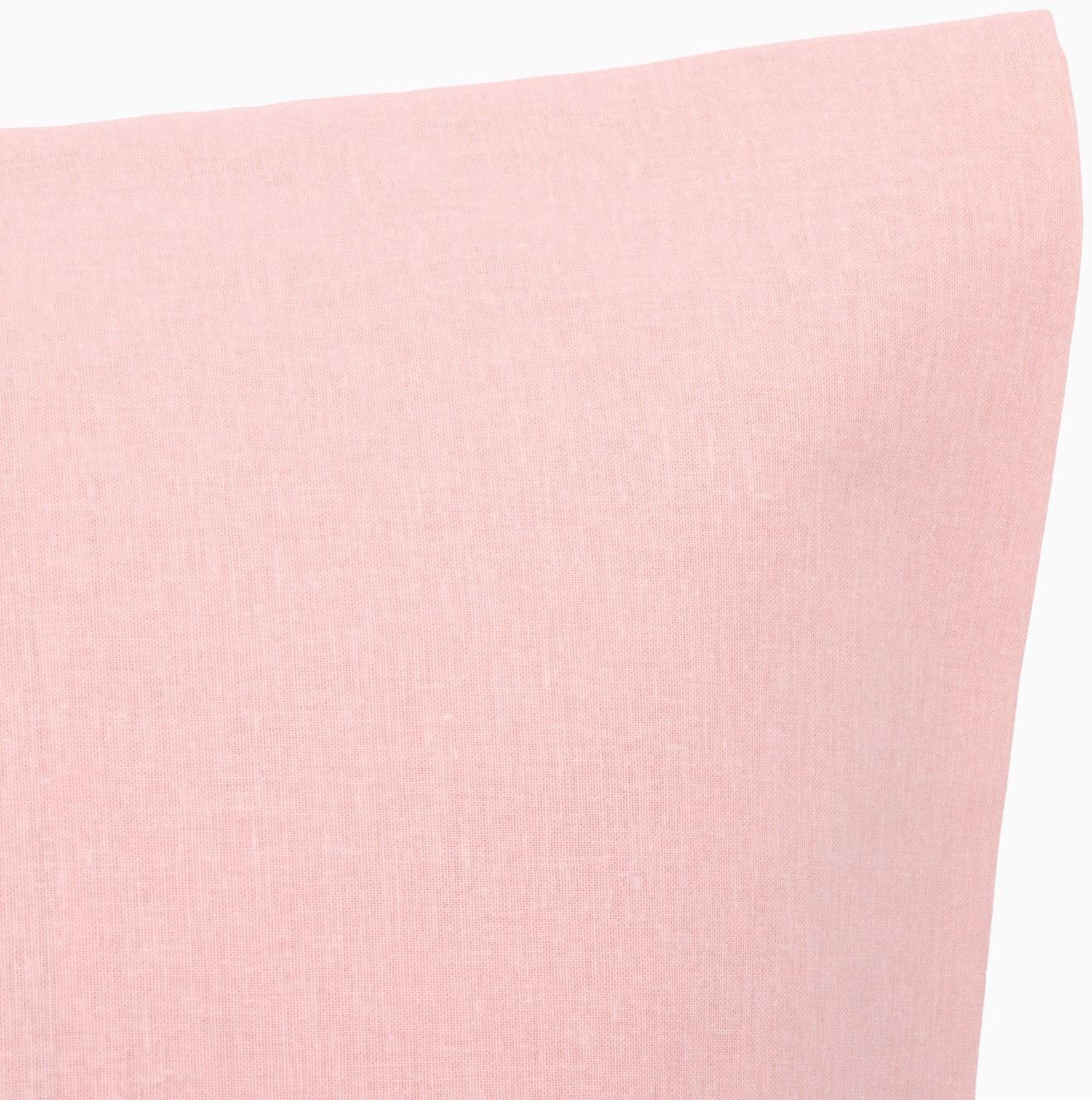 Комплект наволочек Этель, 50х70 см - 2 шт, цвет розовый, 100% хлопок, поплин