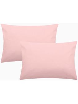 Комплект наволочек Этель, 50х70 см - 2 шт, цвет розовый, 100% хлопок, поплин
