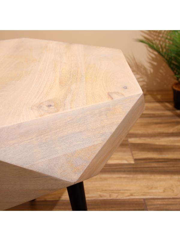 Столик кофейный 51х51х50 см, манговое дерево