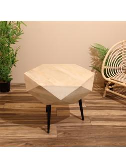 Столик кофейный 62х62х55 см, манговое дерево