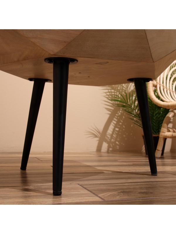 Столик кофейный 62х62х55 см, манговое дерево