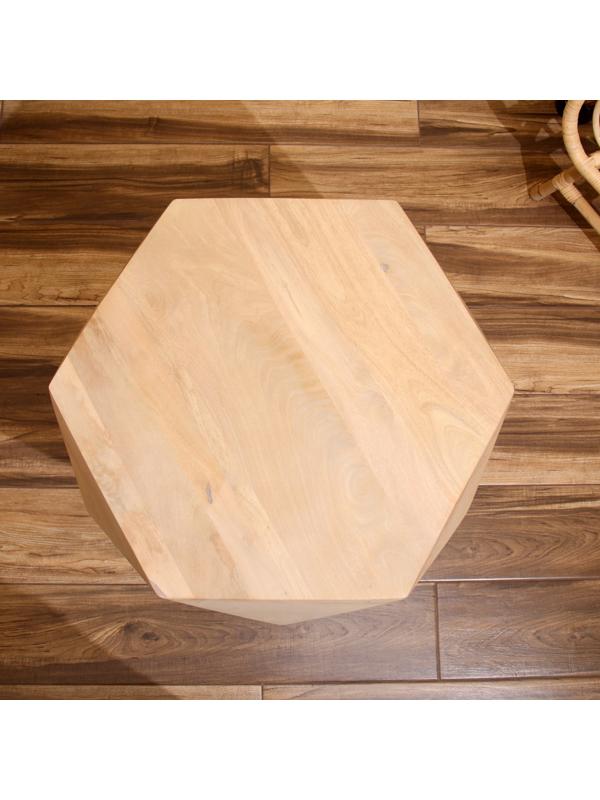 Столик кофейный 62х62х55 см, манговое дерево