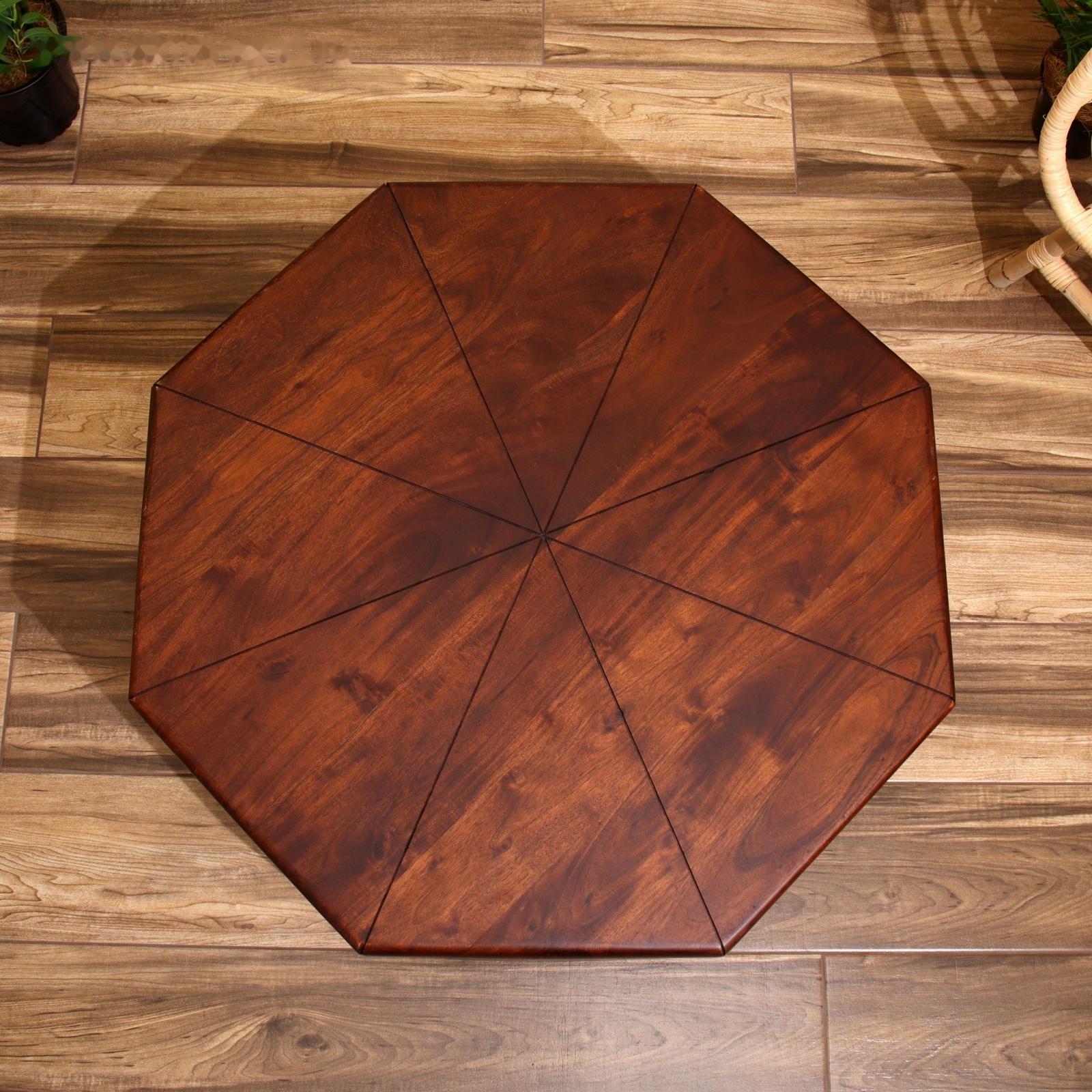 Столик журнальный 85х85х31 см, манговое дерево