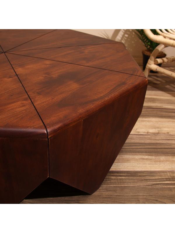 Столик журнальный 85х85х31 см, манговое дерево