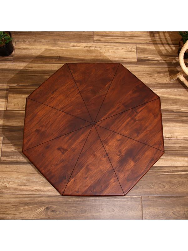 Столик журнальный 85х85х31 см, манговое дерево