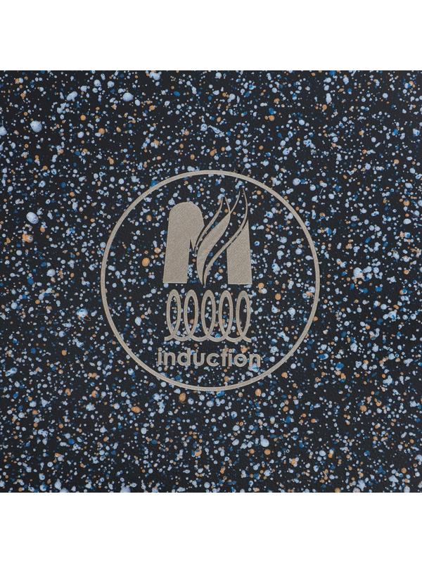 Сковорода «Гранит Star» Induction Pro, d=24 см, съёмная ручка, индукция, цвет чёрный