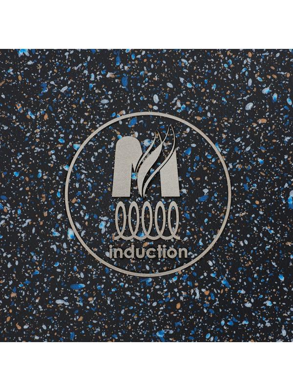 Кастрюля «Гранит Star» Induction Pro, 4л, стеклянная крышка, индукция, цвет чёрный