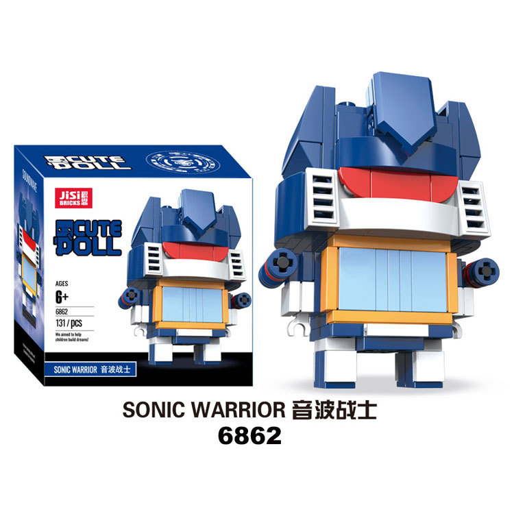 Конструктор DECOOL «Милая Игрушка: Sonic Warrior» 6862, 131 деталь