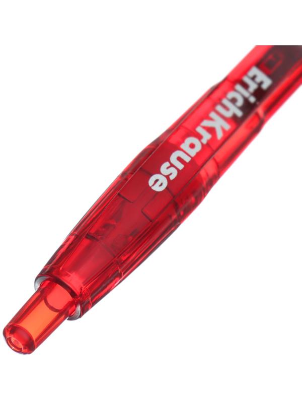 Ручка шариковая автоматическая, ErichKrause, R-301 Matic Original узел 1.0 мм, красная