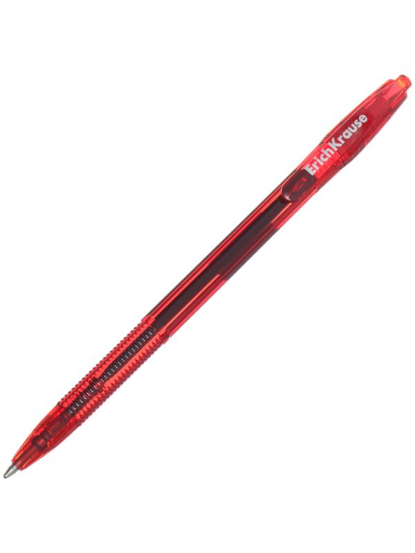Ручка шариковая автоматическая, ErichKrause, R-301 Matic Original узел 1.0 мм, красная