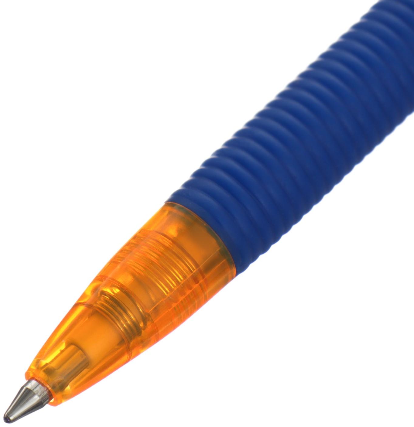 Ручка шариковая автоматическая, ErichKrause, R-301 Matic&Grip Amber узел 0.7 мм, синяя