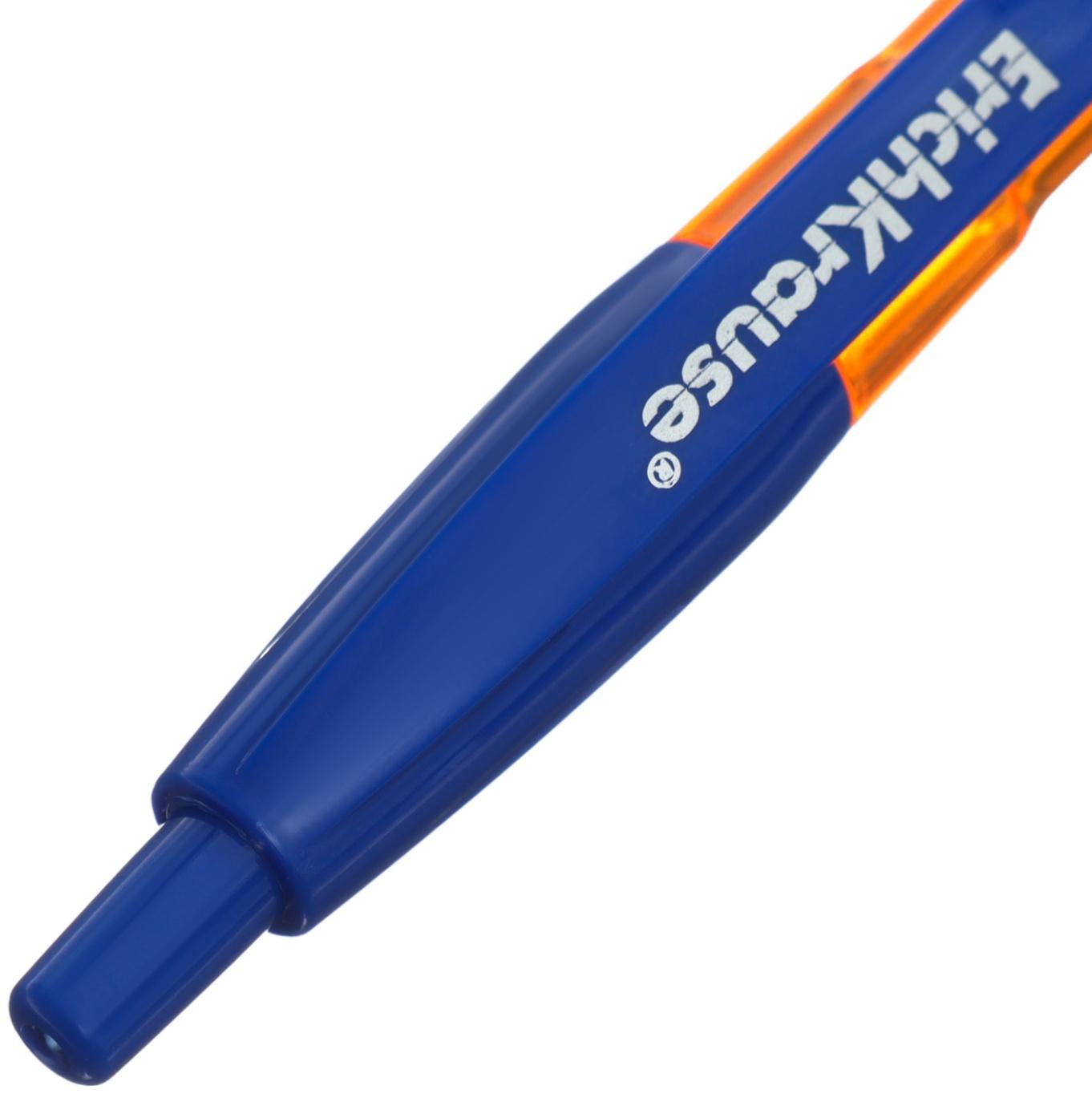 Ручка шариковая автоматическая, ErichKrause, R-301 Matic&Grip Amber узел 0.7 мм, синяя