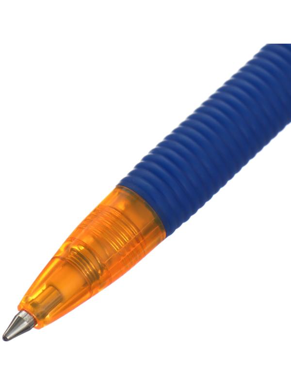 Ручка шариковая автоматическая, ErichKrause, R-301 Matic&Grip Amber узел 0.7 мм, синяя