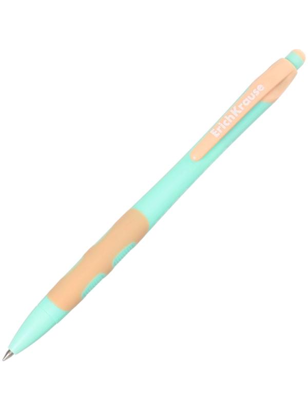 Ручка шариковая автоматическая, ErichKrause, XR-30 Matic&Grip Pastel Bloom узел 0.7 мм, синяя